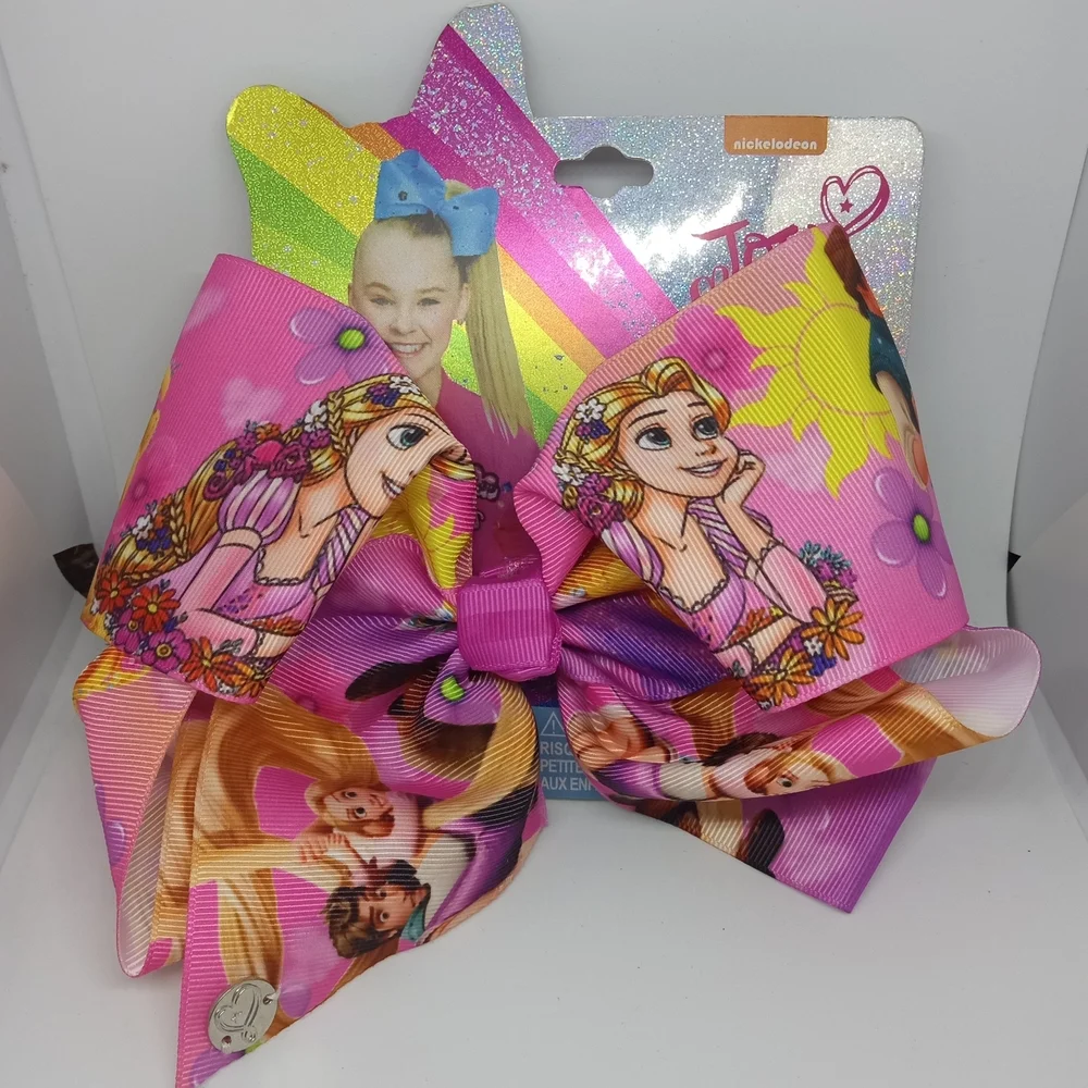 JoJo Siwa Pink and Purple Rapunzel Hair Bow